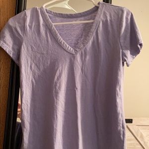Purple v neck